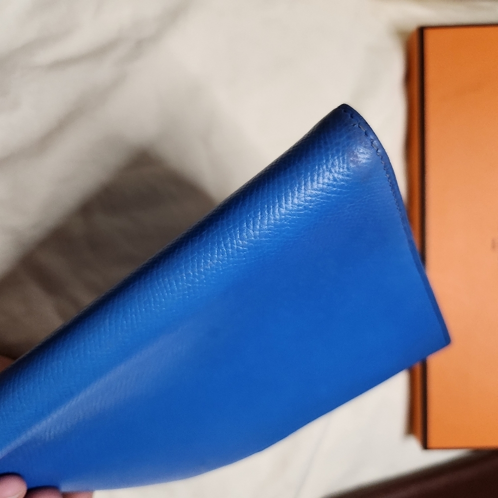 HERMES Agenda(BiG) PM Day Planner Notebook Cover Leather Blue - Picture 10 of 16